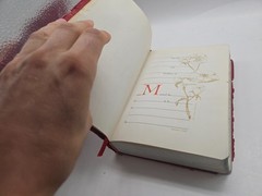 Holy Bible Concordance RSV Holman tabbed french morocco leather 1962