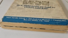 Will You Die For Me? by Tex Watson as told to Chaplain Ray 1978 PB
