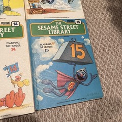 Vintage Sesame Street Library Books Set Vol 1–15 CTW Funk Wagnalls 1970s