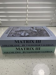 MATRIX III Volume I 1 & 2 II,UFO,Alien,Valdamar Valerian,Large 8.5*11”,REPRINT