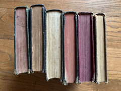 Lot of 6 Vintage Hymnals ~ Hardcover 1940s, 1950s