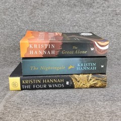 ✅LOT Of 3 Kristin Hannah Books The Great Alone The Nightingale The Four Winds