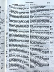 German Bible, Die Bibel, Schlachter 2000, Imitation Leather, Brown Black 2-toned