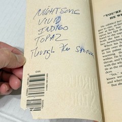 Autographed Through the Storm by Beverly Jenkins (1998) Avon First Edition PB