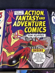 How To Draw Comics Book Lot Of 9 Marvel DC Writing Pencilling Art Guide