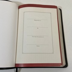 Premium Slimline Reference Holy Bible NLT 2nd Edition Bonded Leather Large Print