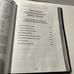 Niv, Thompson Chain-Reference Bible Revised & Updated, Comfort Print Leathersoft
