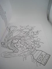 Creative Haven Floral Tattoo Designs Adult Coloring Book by Erik Siuda 31 Pages