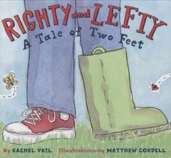 Righty & Lefty – Hardcover, by Rachel Vail – Very Good