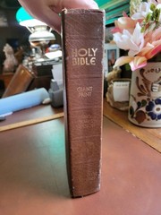 Holy Bible Faith Partners Edition KJV GIANT PRINT Old Time Gospel Red Letter ’76