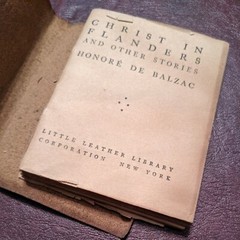CHRIST IN FLANDERS „LITTLE LEATHER LIBRARY” Vintage Book