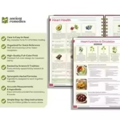 The Natural Healing Handbook, Spiral-Bound Guide for Herbal Remedies and Natural