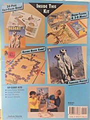 Desert Wildlife Up Close:Book, Board Game, Poster, Press-Out Model Puzzle