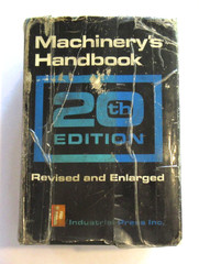 Machinery’s Handbook 20th Edition Third Printing 1976