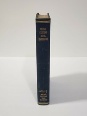 Metal Cutting Tool Institute METAL CUTTING TOOL HANDBOOK 2nd Ed. 1950 HC