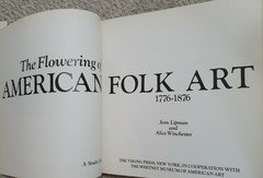 The Flowering of American Folk Art by Jean Lipman & Alice Winchester HC DJ