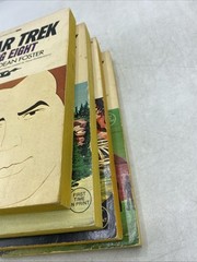 Star Trek TOS Ballantine Books, Alan Dean Foster, 1970s Log Books: 2, 3, 6, 8