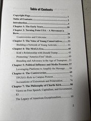 Charlie Kirk Biography by Christina W. Randall (Y24)