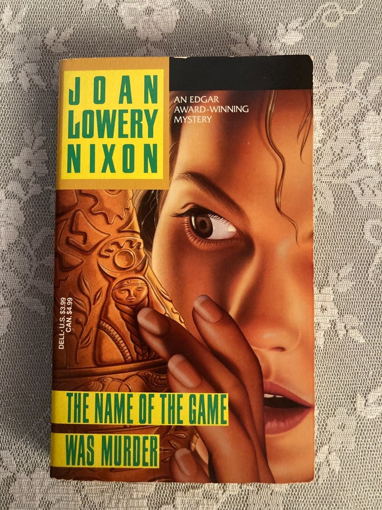 The Name of the Game is Murder by Joan Lowery Nixon 1993 PB YA Horror Retro