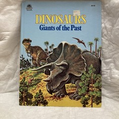RARE! Merrigold Press Dinosaurs Giants Of The Past 1974 Hardcover Vintage VG