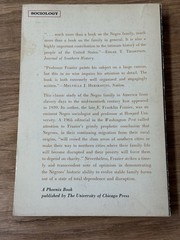The Negro Family in the United States E. Franklin Frazier 1969 Revised Edition