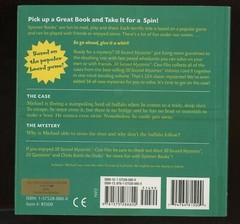 Fun 30 Second Mysteries Case Files The Book You Can Play! by Moog 221 pages LR4B