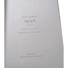 Life Of pi A Novel Harcover Book By Yann Martel Good Condition