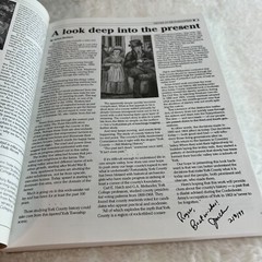 York Daily Record: Never To Be Forgotten SIGNED INSCRIBED book of York Co PA