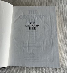 The Companion Bible: Enlarged Type Edition Bullinger, E. W. hardcover 1611