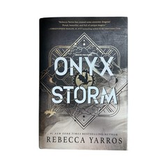 Onyx Storm First Print/First Edition Sprayed Edges Rebecca Yarros