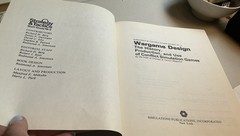 Wargame Design SPI Strategy & Tactics Staff Study No 2 Dust Jacket Excellent