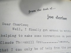 Claude Thornhill Discography, Jazz Discographies Unlimited 24 pages circa 1971