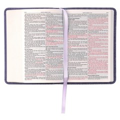 KJV Bible Print Red Letter Pocket Size Black Leathersoft