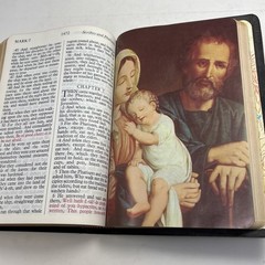 1973 NEW Regency Holy Bible KJV Giant Print Red Letter Edition Black CLEAN