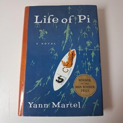 Life Of Pi A Novel Yann Martel Harcourt Blue HC DJ First Edition 2001 USA