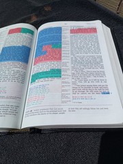 1998 NIV Prophecy Marked Reference Study Bible Bonded Leather Great Resource!