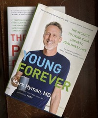 Lot 2 Mark Hyman HC Books The Pegan Diet Young Forever Health & Longevity Set