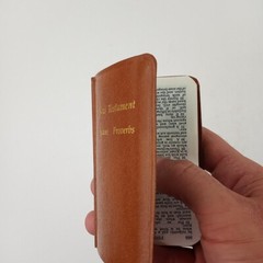 1968 KJV Pocket New Testament Psalms & Proverbs National Bible Press MISPRINT!