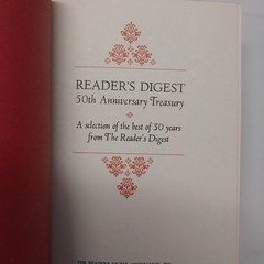 Reader’s Digest 50th Anniversary Treasury 1972 Hardcover