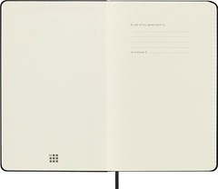 Moleskine Classic Notebook, Hard Cover, Large (5″ x 8.25″) Black, 240 Pages