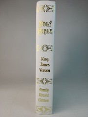 Holy Bible King James Version Family Record Edition 1985 Hardcover