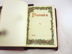 Holy Bible Papal Edition 1952 Leather Bound Book With Box, Please See Photos