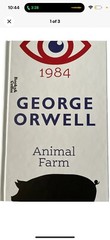 1984 & Animal Farm (2In1) by George Orwell Hardcover Book – Brand New