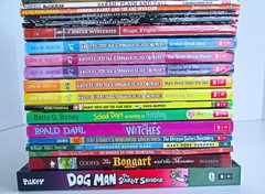 Kids Books Lot of 26, Scholastic, Popular and Others, Mixed School Ages Genres