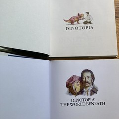 Dinotopia James Gurney The World Beneath 20th Anniversary Illustrated Lot HB/DJ