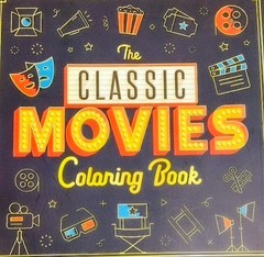 Coloring Book For Adults Or Young Adults/Movie Classics Theme /45 Pages/New