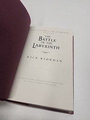 THE BATTLE OF THE LABYRINTH by Rick Riordan HC/DJ First Edition 1st Printing