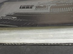 Teen Life Application Study Bible Leather Like Steel Gray Cityscape Buildings
