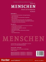 Menschen A1 Deutsch als Fremdsprache / Kursbuch (German Textbook 9783192119019)