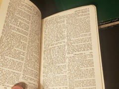 Vintage National Bible Press Holy Gift Bible Agate/Bride’s Style 2040x with Box